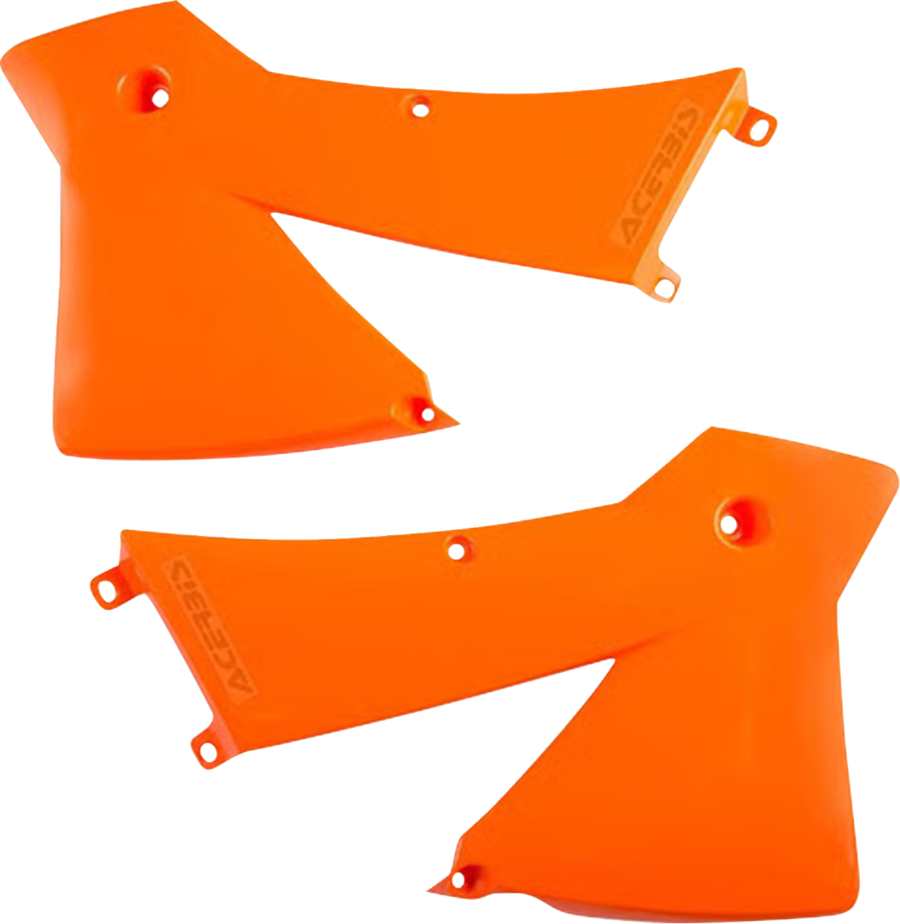 ACERBIS Radiator Shrouds - Orange / KTM / EX/MX/SX '01-'04 15-9193-84
