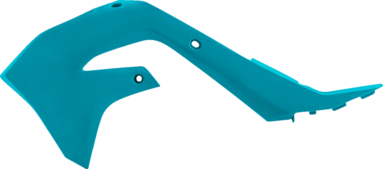 ACERBIS Radiator Shrouds - Teal/Metallic / Kawasaki / KX '19-'24 0520-3353
