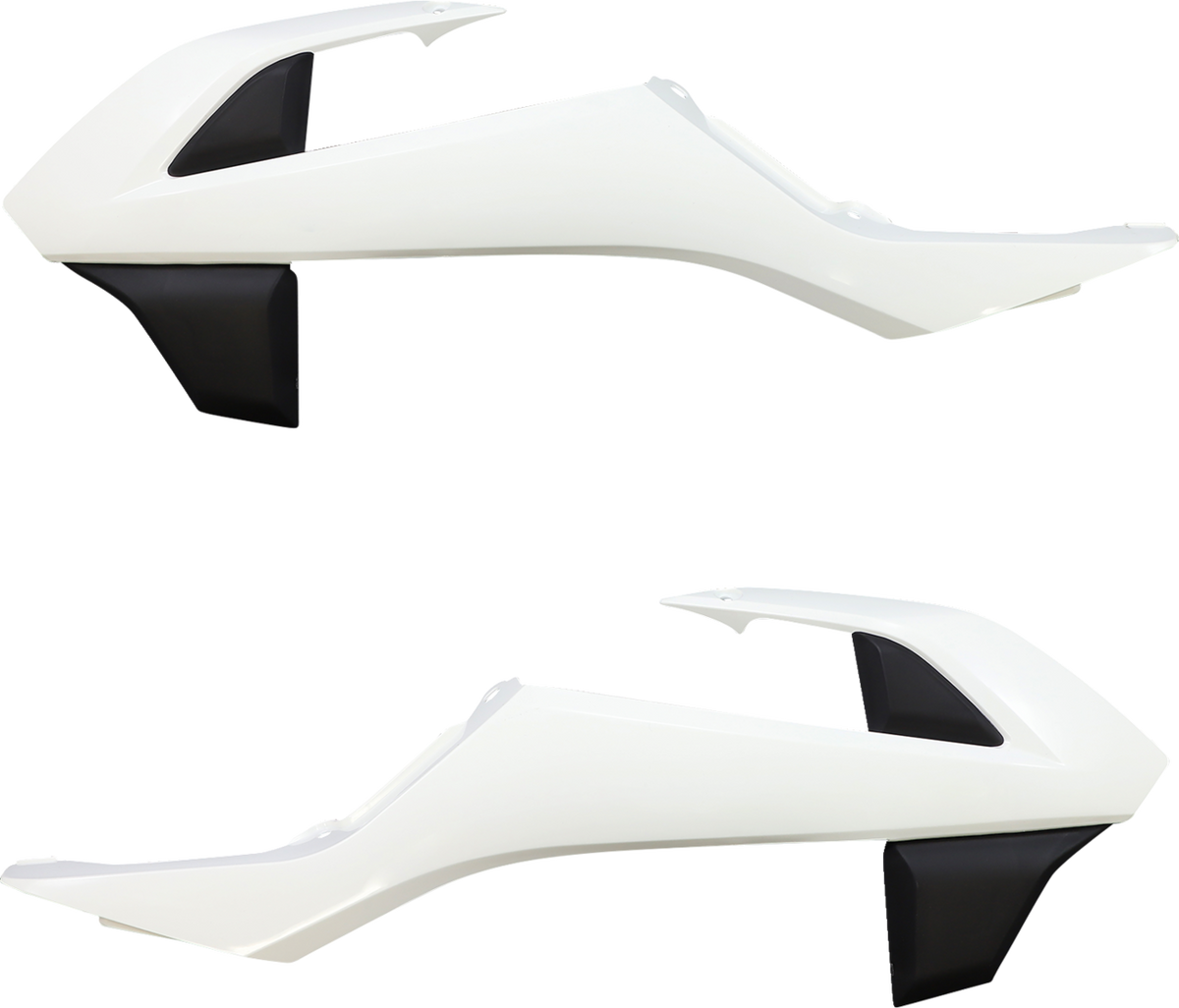 ACERBIS Radiator Shrouds - White/Black / Gas Gas | KTM / MC/SX '16-'25 0520-3898