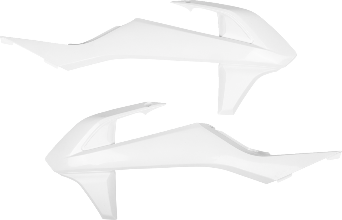 ACERBIS Radiator Shrouds - White / Gas Gas | KTM / MC/SX '16-'25 0520-3896