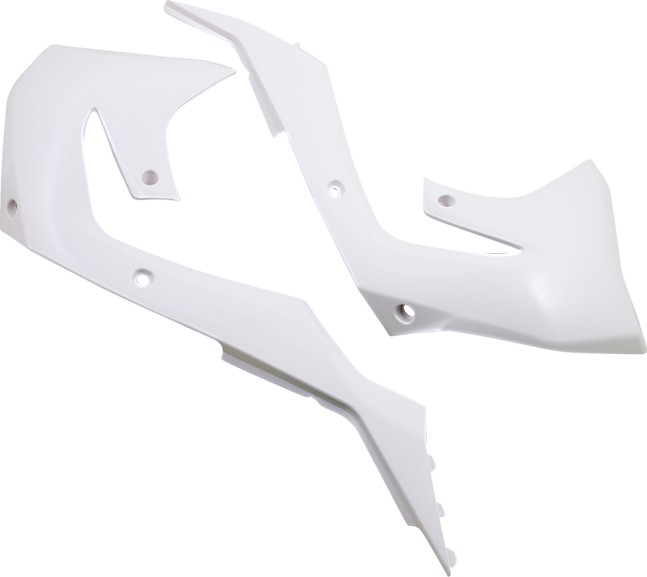 ACERBIS Radiator Shrouds - White / Kawasaki / KX '19-'24 0520-2630