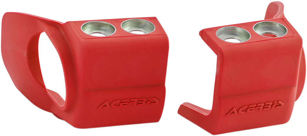 ACERBIS Shoe Protectors for Inverted Forks - Red 0412-0452