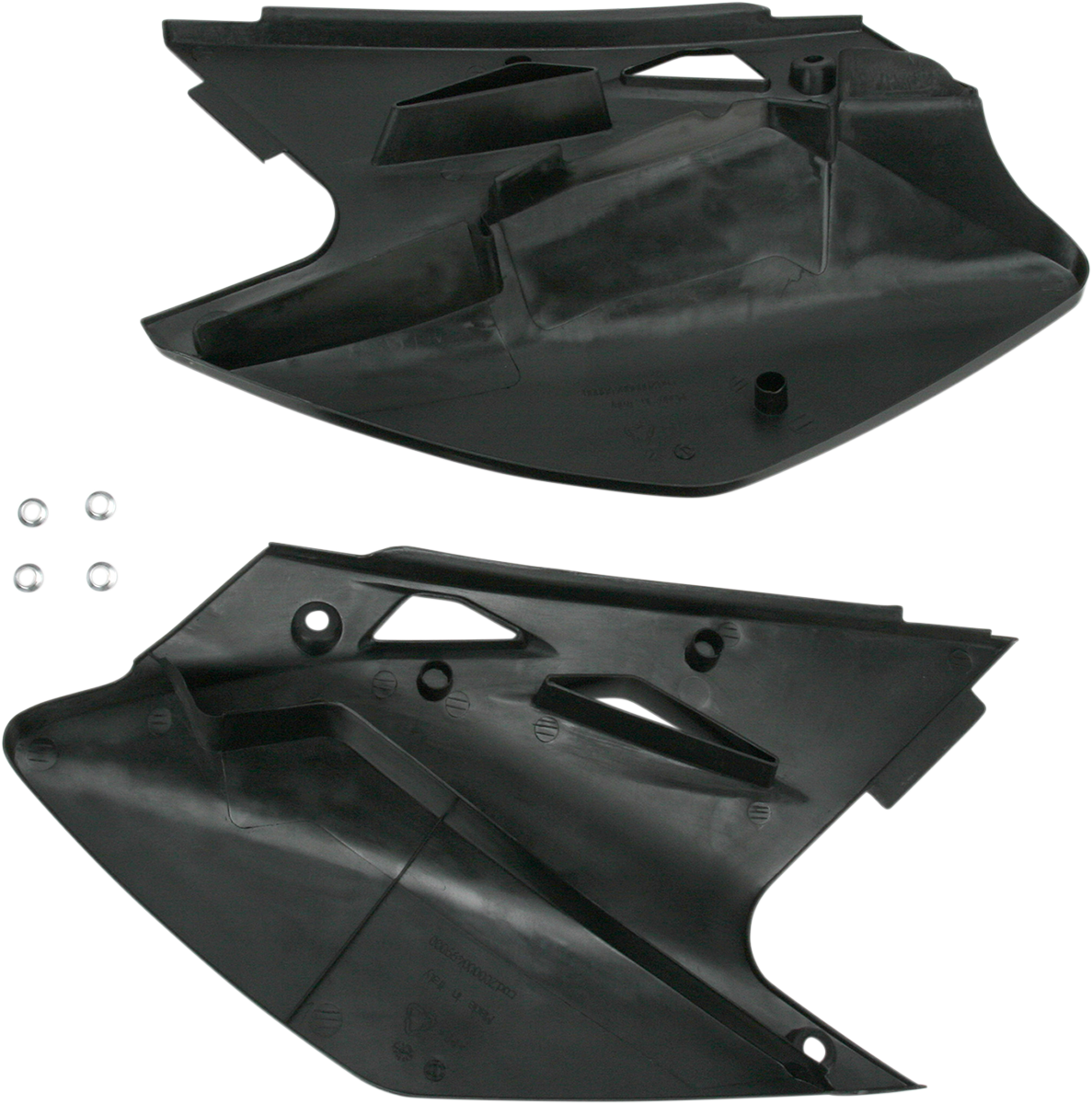 ACERBIS Side Panels - Black / Kawasaki / KX '06-'08 0520-0353