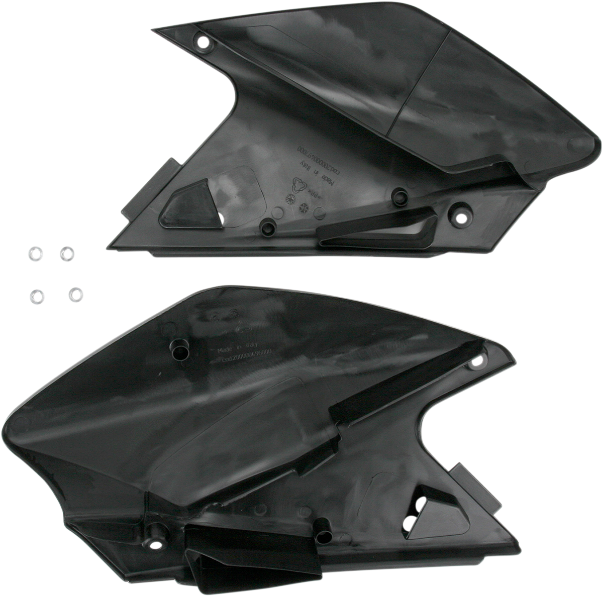 ACERBIS Side Panels - Black / Kawasaki / KX '06-'08 0520-0364