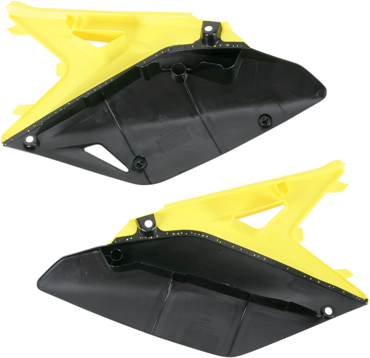 ACERBIS Side Panels - Black/Yellow OEM '10-'12 / Suzuki / RMZ '10-'18 0520-0845