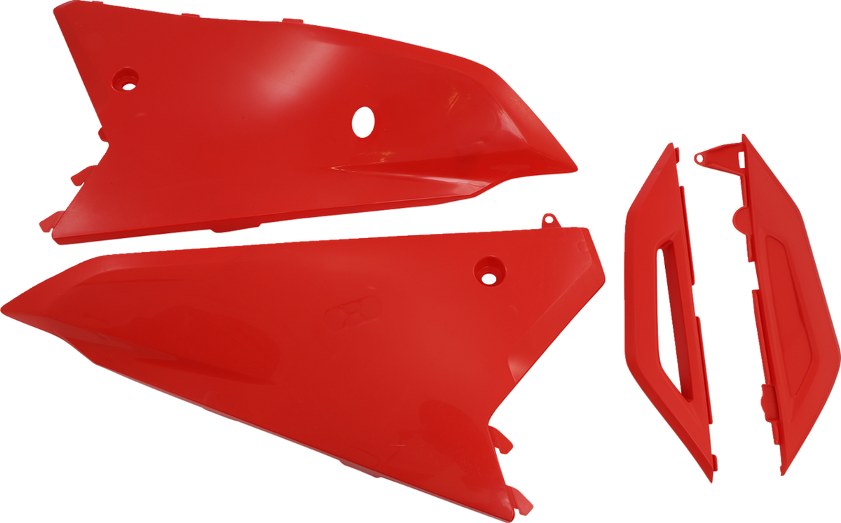 ACERBIS Side Panels - Upper/Lower / Red / Honda / CRF '21-'24 0520-3157