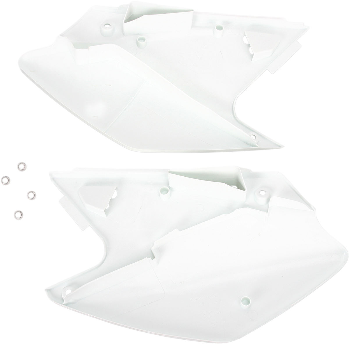 ACERBIS Side Panels - White / Kawasaki / KX '06-'08 0520-0365