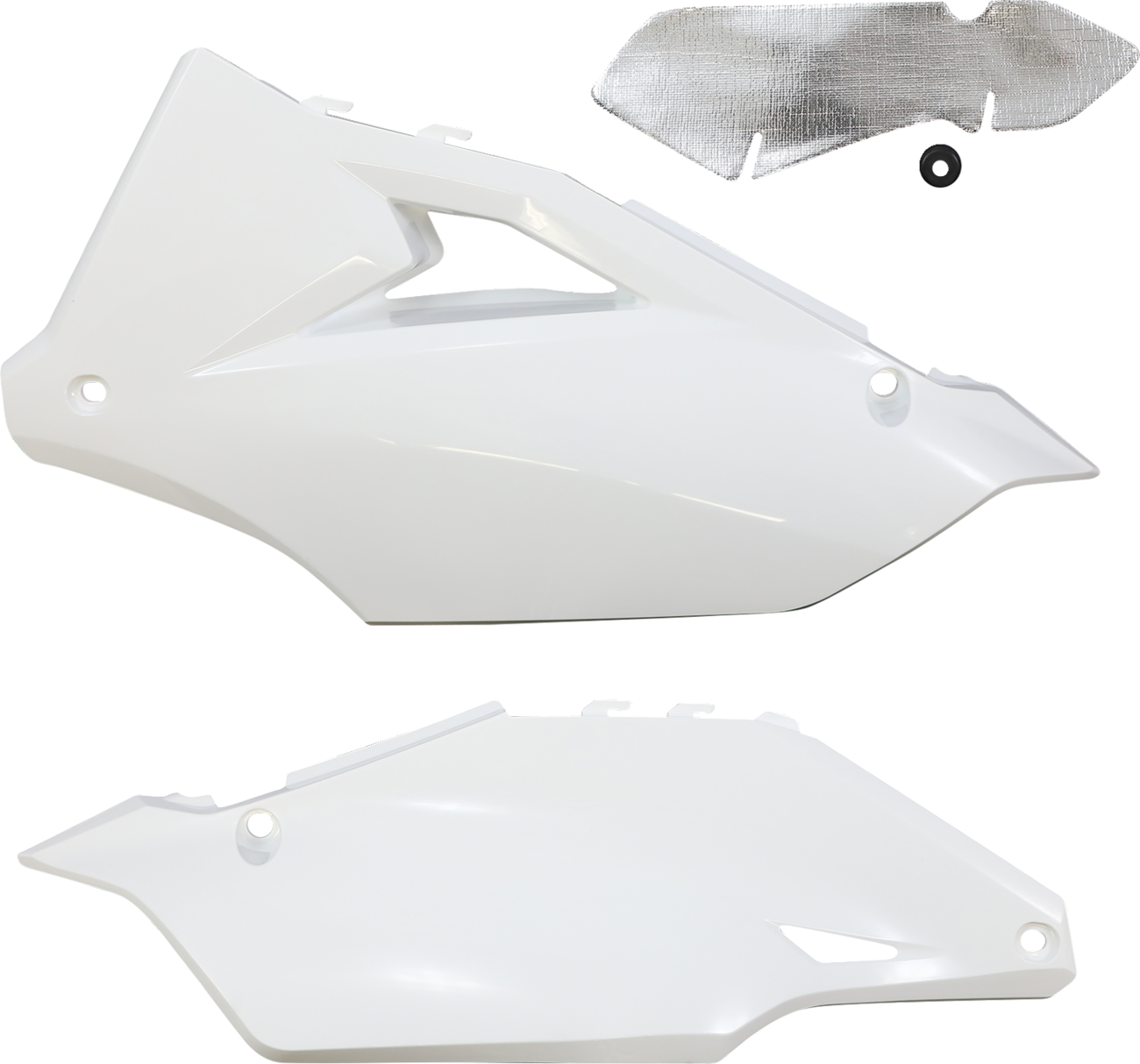 ACERBIS Side Panels - White / Kawasaki / KX '19-'24 0520-2646