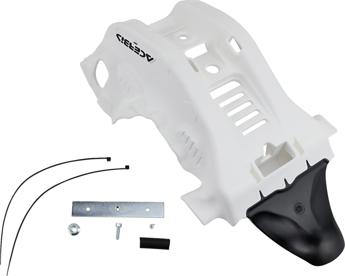 ACERBIS Skid Plate - White/Black / Gas Gas | Husqvarna | KTM 0506-1308