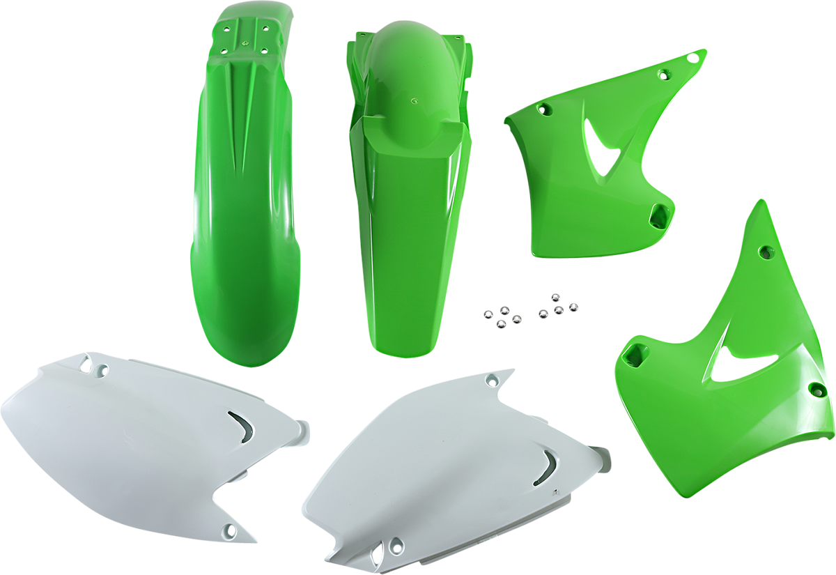 ACERBIS Standard Body Kit - '05 OEM Green/White / Kawasaki / KX '03-'07 1403-0440