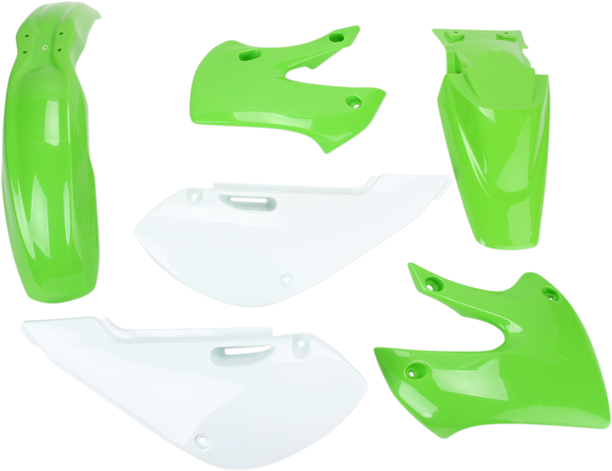 ACERBIS Standard Body Kit - '05 OEM Green/White / Kawasaki | Suzuki '00-'25 1403-0437