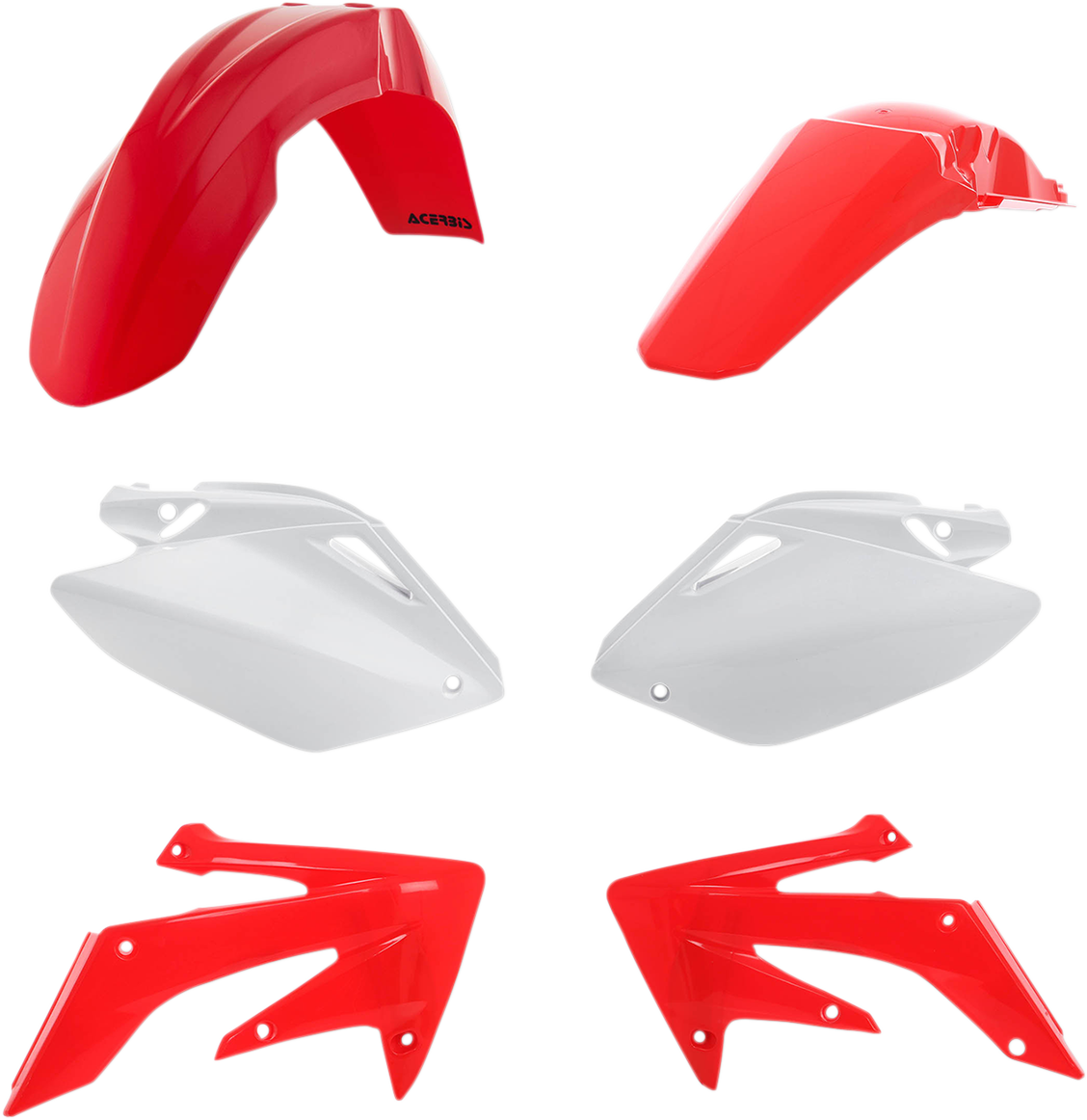 ACERBIS Standard Body Kit - '05 OEM Red/White / Honda / CRF '04-'05 1403-1670