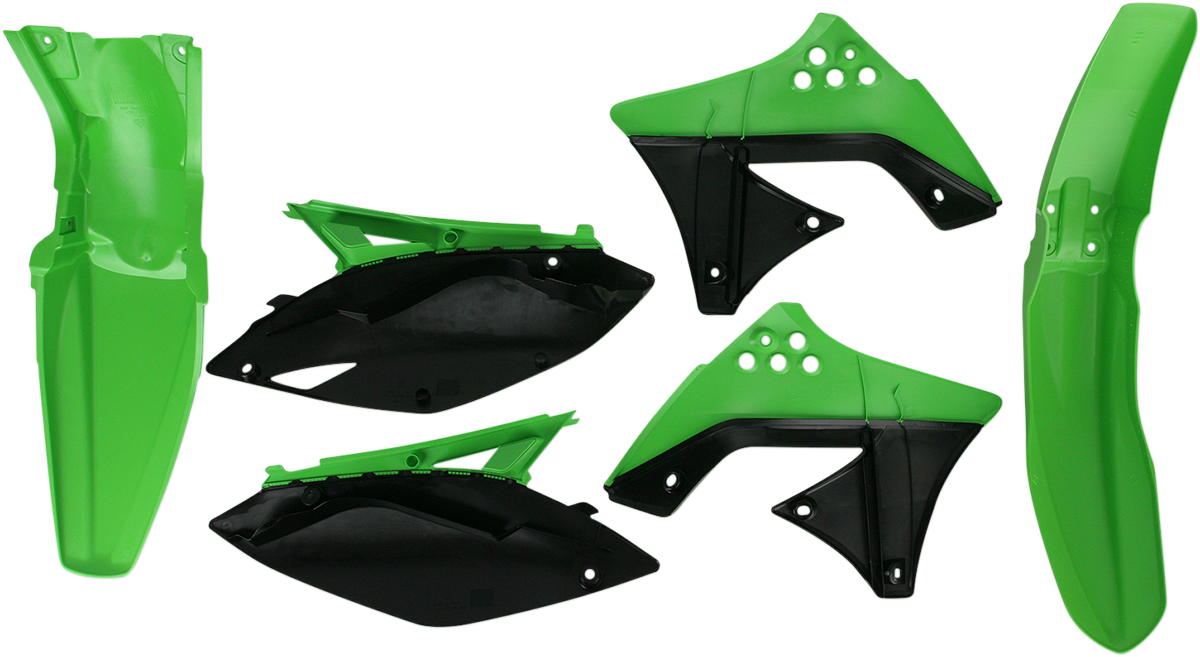 ACERBIS Standard Body Kit - '09/'12 OEM Green/Black / Kawasaki / KX '09-'12 1403-0555