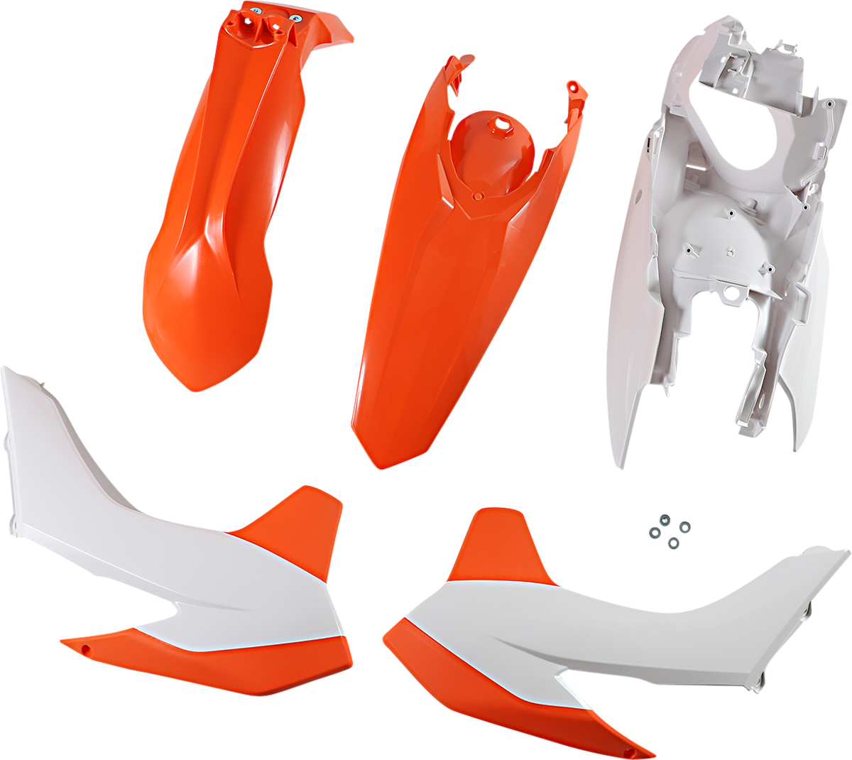 ACERBIS Standard Body Kit - '15 OEM Orange/White / KTM / SX/XC '12-'16 1403-1697
