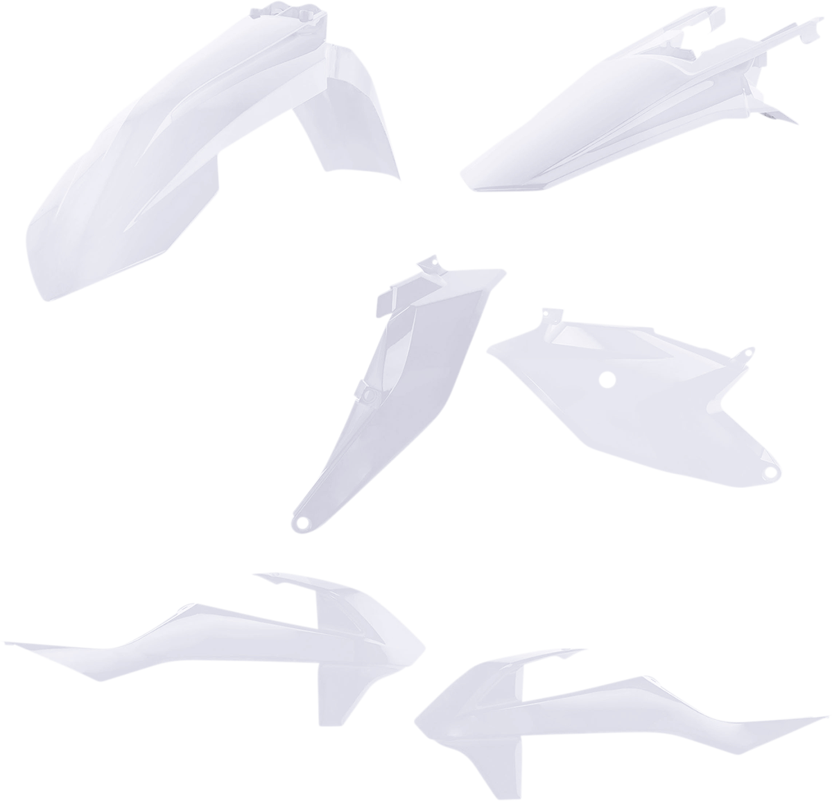 ACERBIS Standard Body Kit - '20-'21 OEM White / Gas Gas | Husqvarna | KTM '18-'24 1403-3319