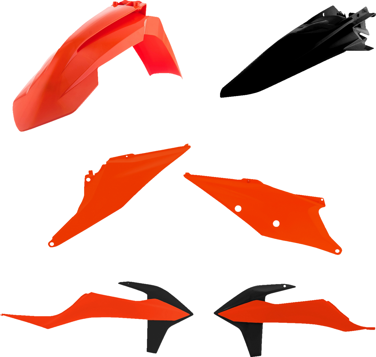 ACERBIS Standard Body Kit - '23 OEM Orange/Black / KTM / EX/XC '20-'23 1403-4058