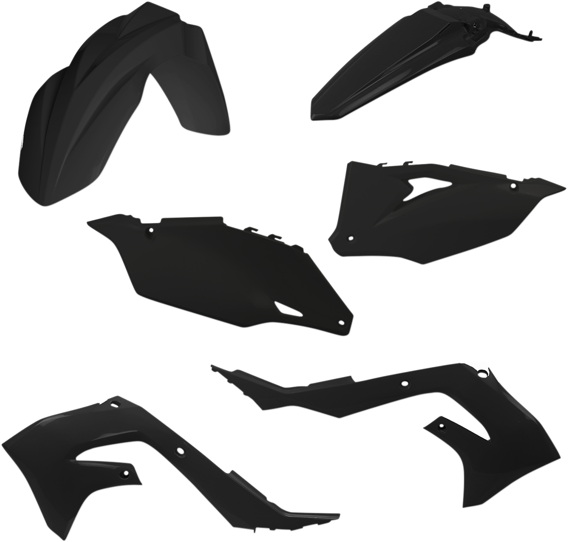 ACERBIS Standard Body Kit - Black / Kawasaki / KX '19-'24 1403-2794