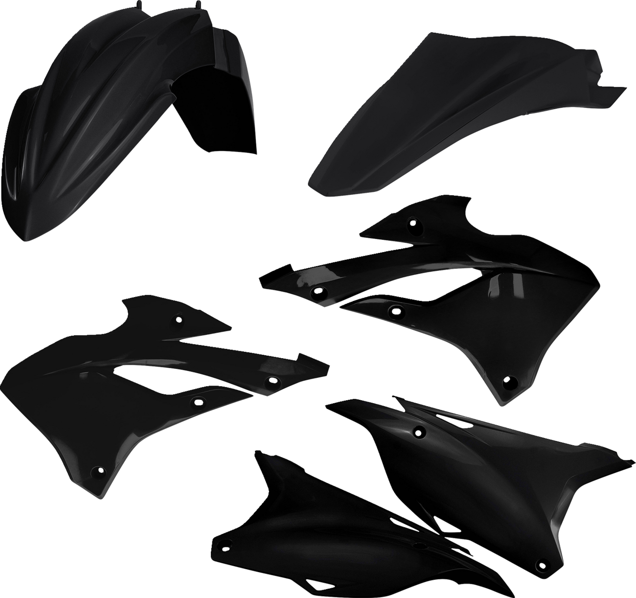 ACERBIS Standard Body Kit - Black / Kawasaki / KX '22-'25 1403-3536