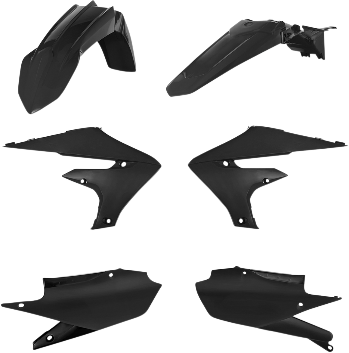 ACERBIS Standard Body Kit - Black / Yamaha / YZ/WR '18-'24 1403-2533