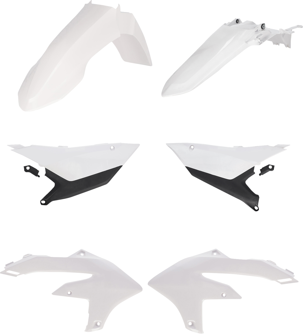 ACERBIS Standard Plastic Kit - White/Black / Yamaha / YZ '26 1403-4583