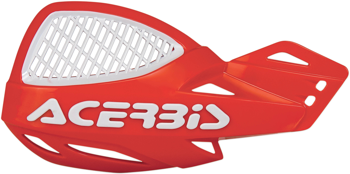 ACERBIS Vented Uniko Handguards - Red/White 0635-1247