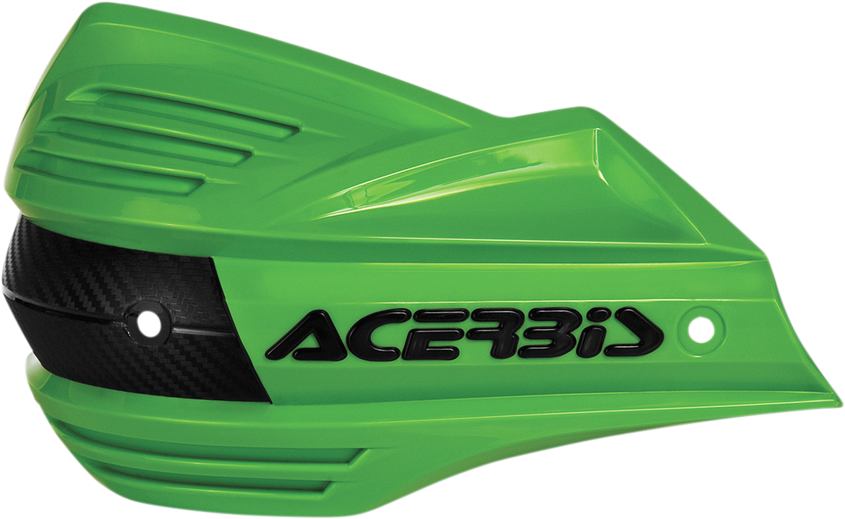 ACERBIS X-Factor Replacement Handshields - Green 0635-1153
