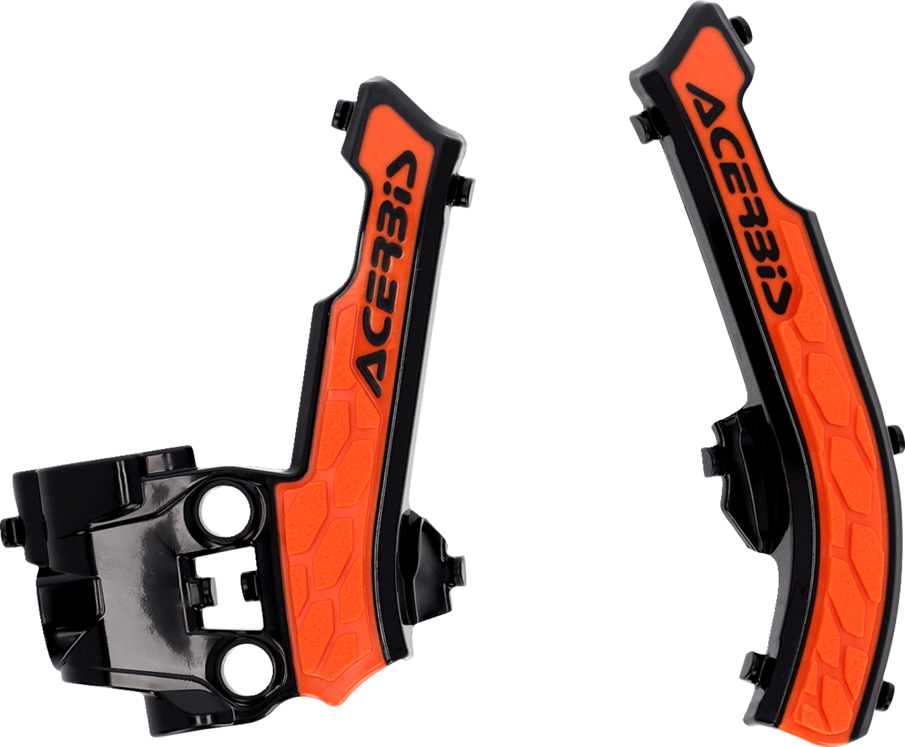 ACERBIS X-Grip Frame Guards - '16 OEM Orange/Black / Gas Gas | Husqvarna | KTM 0505-2339