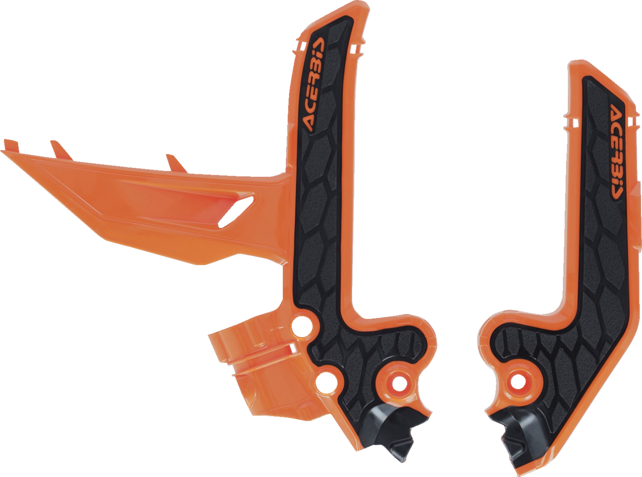 ACERBIS X-Grip Frame Guards - '16 OEM Orange/Black / SX85 | MC85 0505-2535
