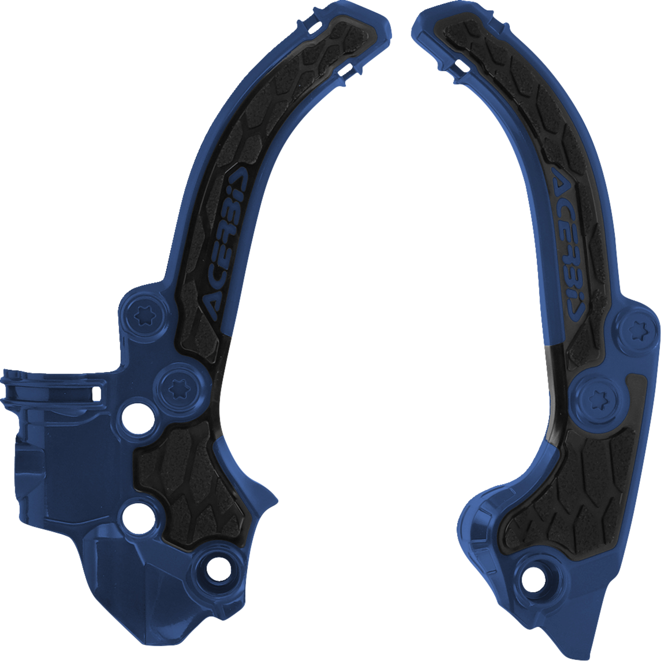 ACERBIS X-Grip Frame Guards - Black/Blue / SX50 | TC50 | MC50 0520-4079