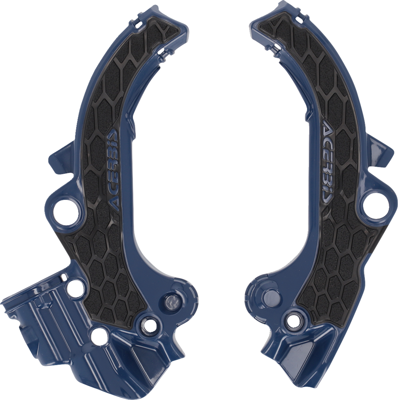 ACERBIS X-Grip Frame Guards - Black/Blue / SX65 | TC65 | MC65 0520-4083