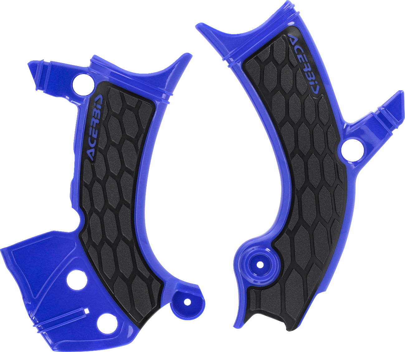 ACERBIS X-Grip Frame Guards - Black/Blue / WR 250/450 F 0520-4087