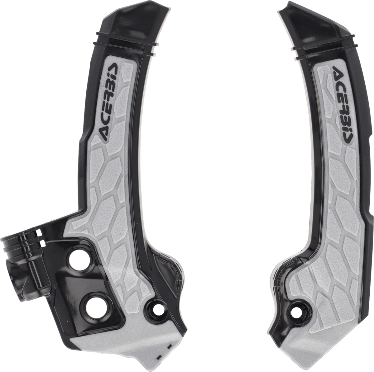 ACERBIS X-Grip Frame Guards - Black/Gray / Husqvarna / FC/FX/TC/TX 0505-2532