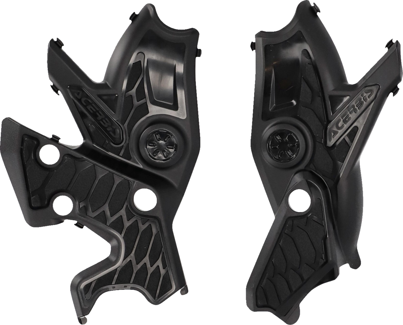 ACERBIS X-Grip Frame Guards - Black / Tenere 700 0505-2350