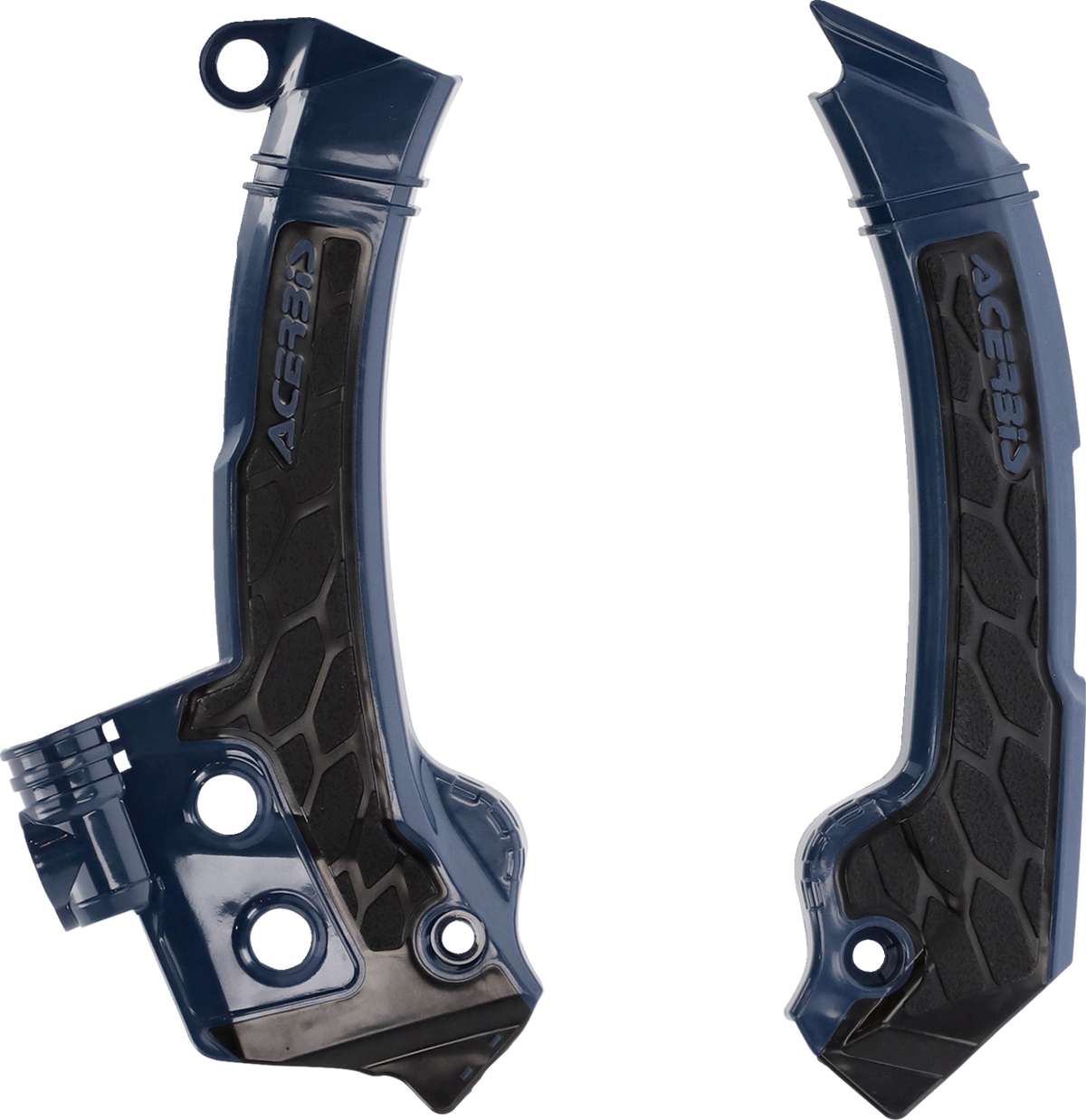 ACERBIS X-Grip Frame Guards - Blue/Black / Husqvarna 0505-2335
