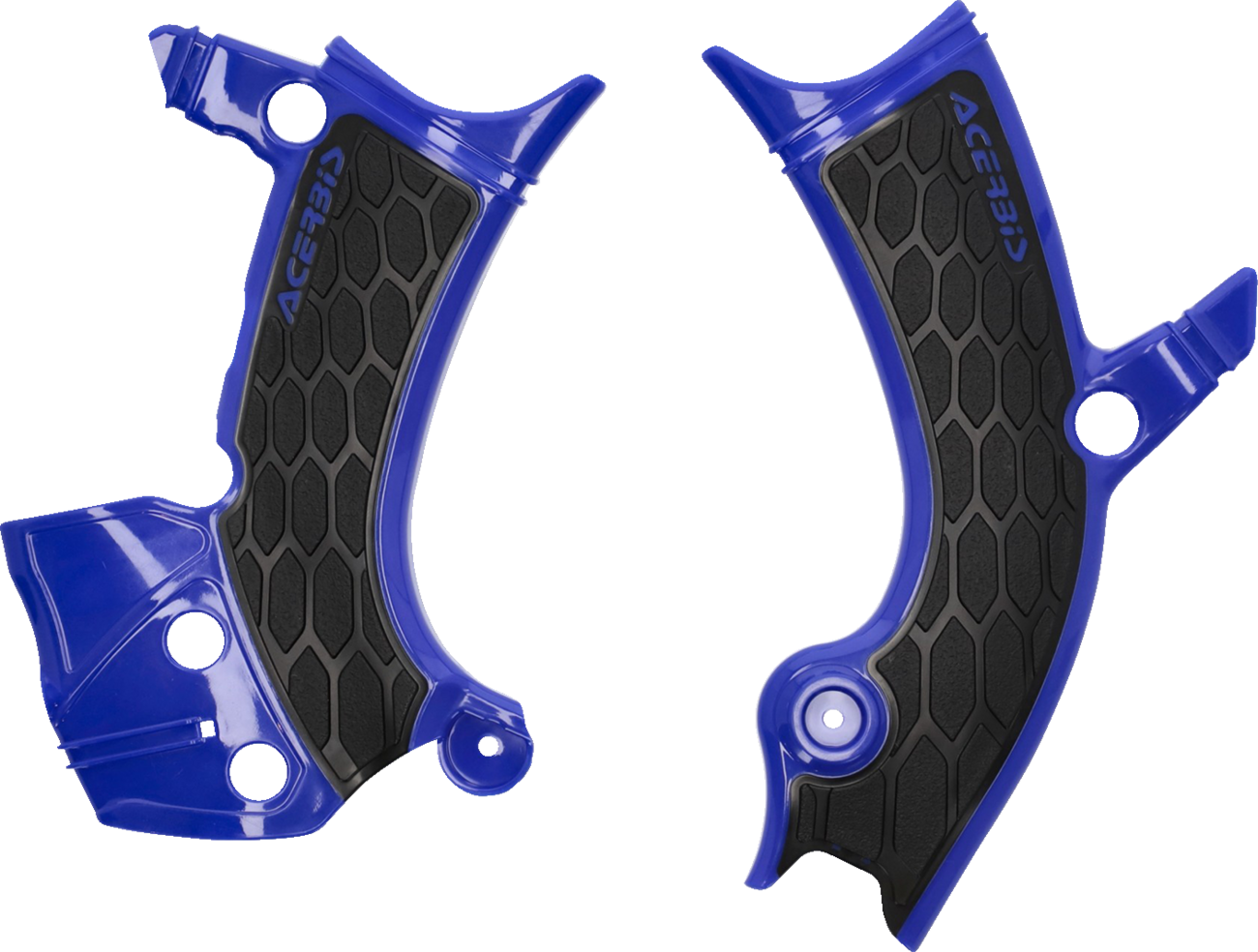 ACERBIS X-Grip Frame Guards - Blue/Black / YZ 250/450 F/FX 0505-2402