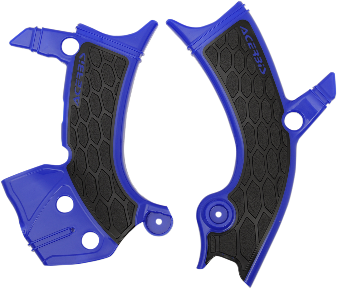 ACERBIS X-Grip Frame Guards - Blue/Black / Yamaha 0505-1653