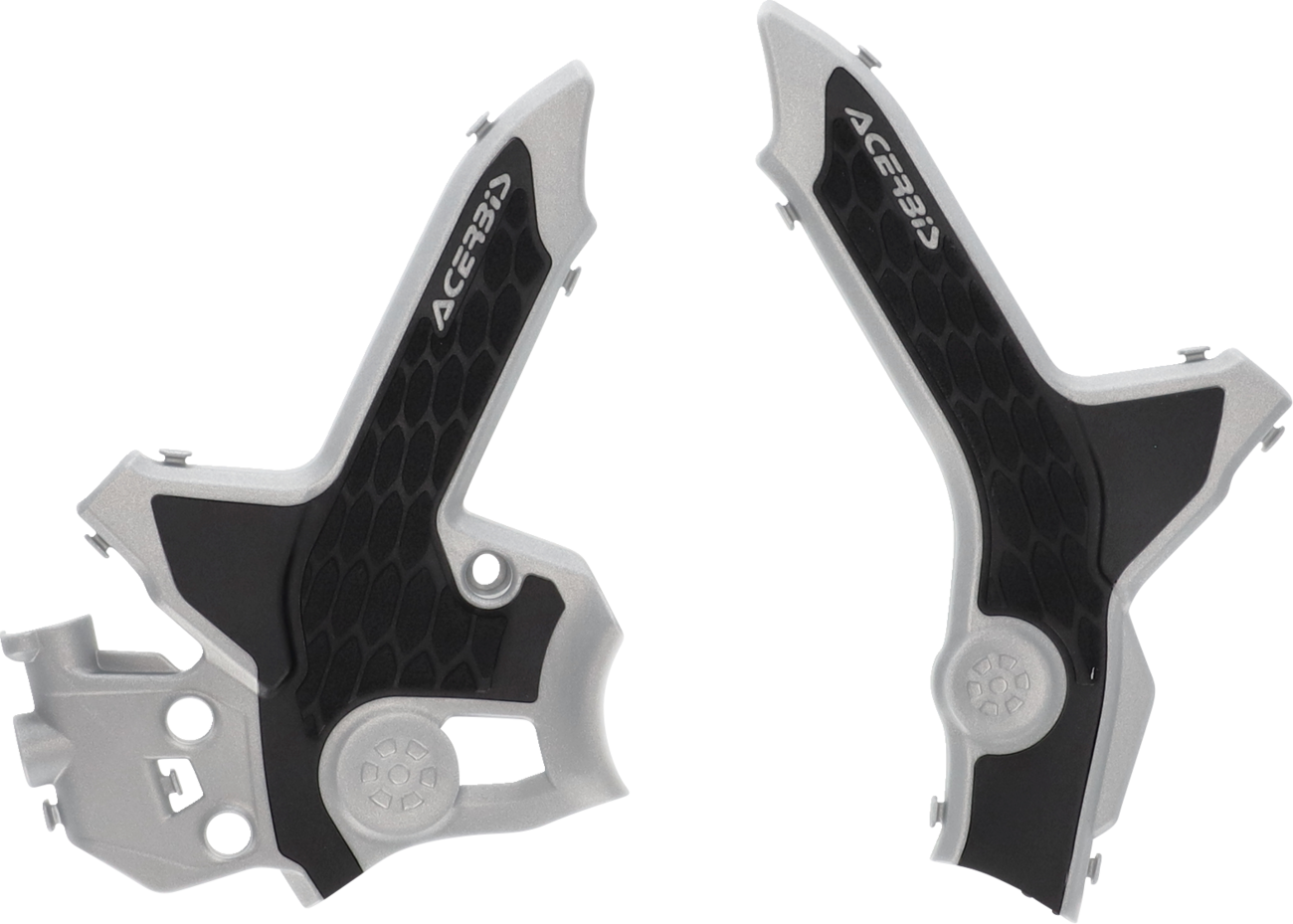 ACERBIS X-Grip Frame Guards - Gray/Black / CRF300 0505-2396