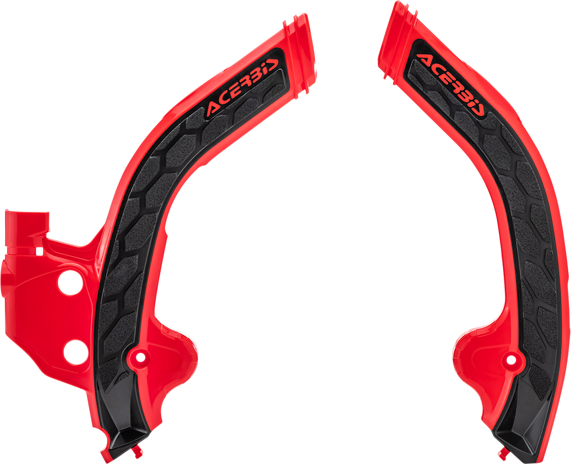 ACERBIS X-Grip Frame Guards - Red/Black / Beta '20-'24 0505-2076