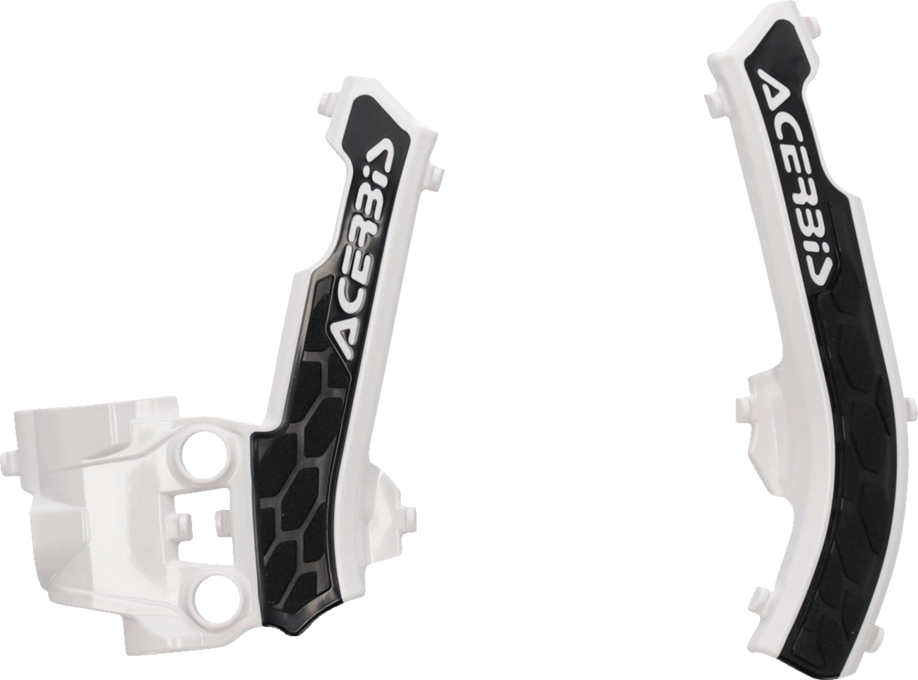 ACERBIS X-Grip Frame Guards - White/Black / Gas Gas | Husqvarna | KTM 0505-2397