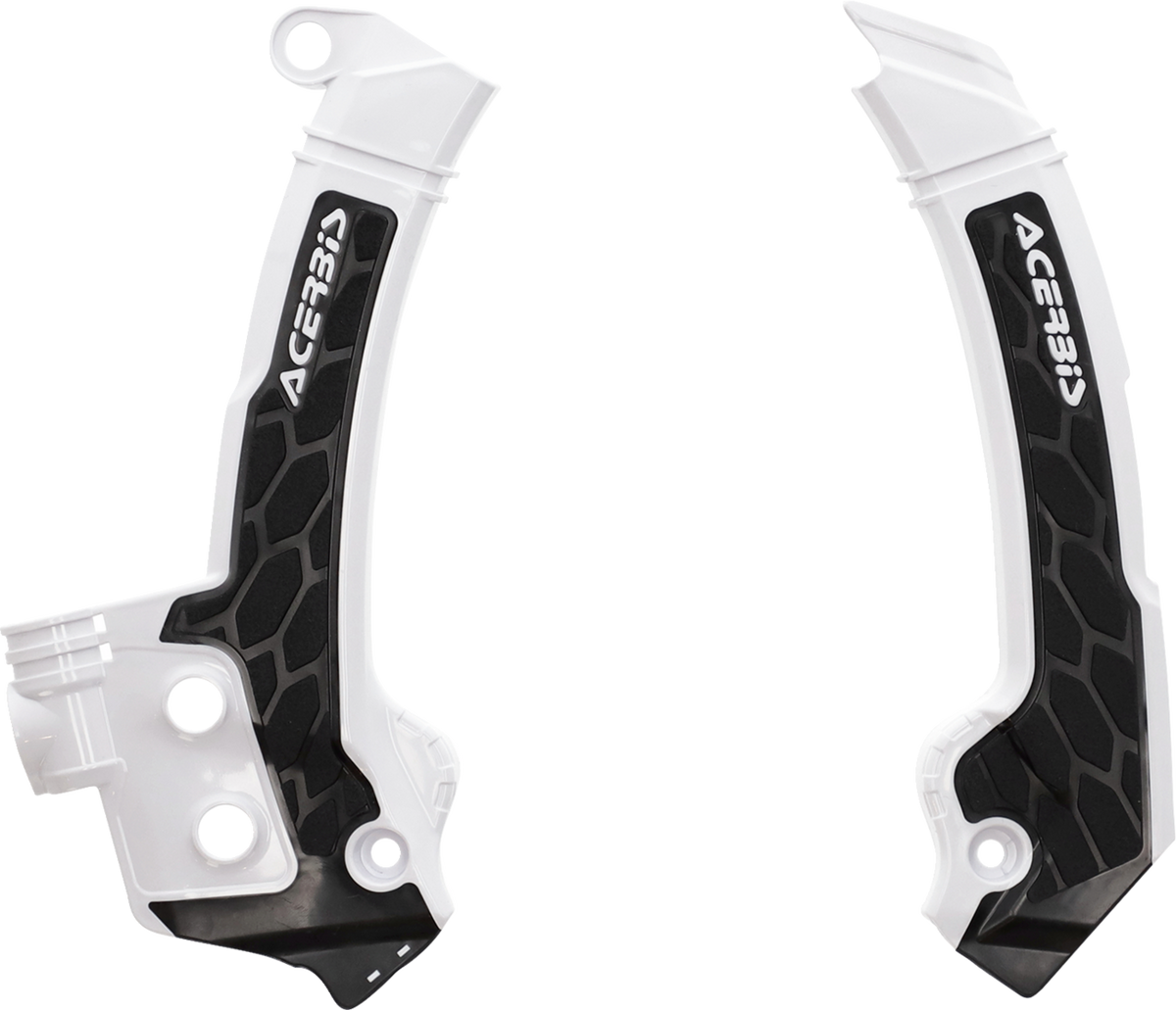 ACERBIS X-Grip Frame Guards - White/Black / Husqvarna 0505-2337