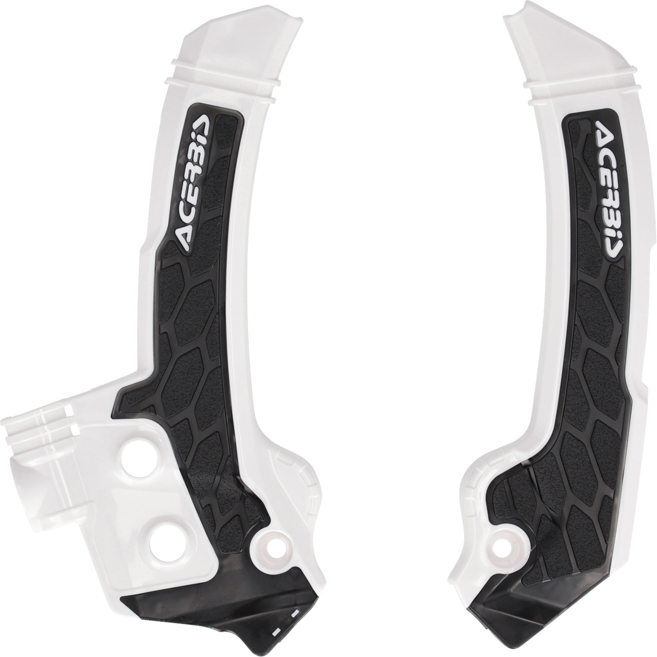 ACERBIS X-Grip Frame Guards - White/Black- Husqvarna / FC/FX/TC/TX 0505-2534