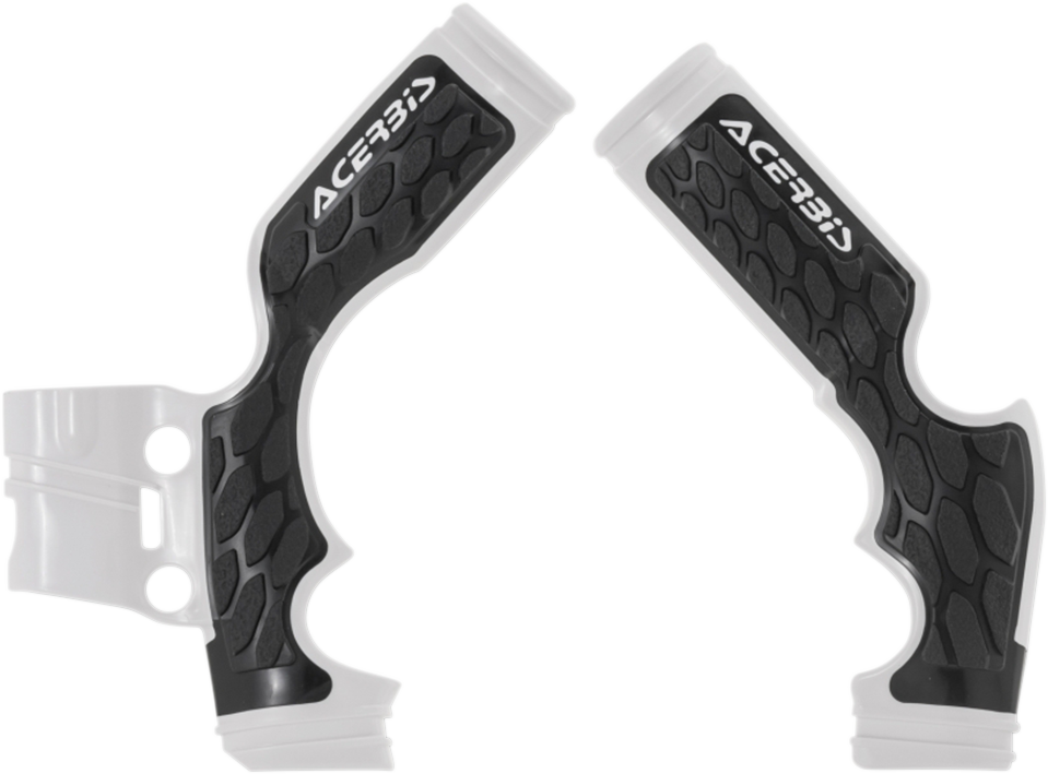 ACERBIS X-Grip Frame Guards - White/Black / SX65 | TC65 | MC65 0505-1649
