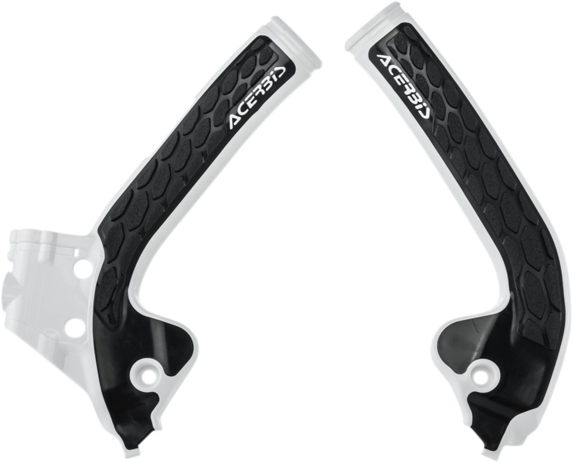ACERBIS X-Grip Frame Guards - White/Black / SX85 | TC85 | MC85 0505-1652