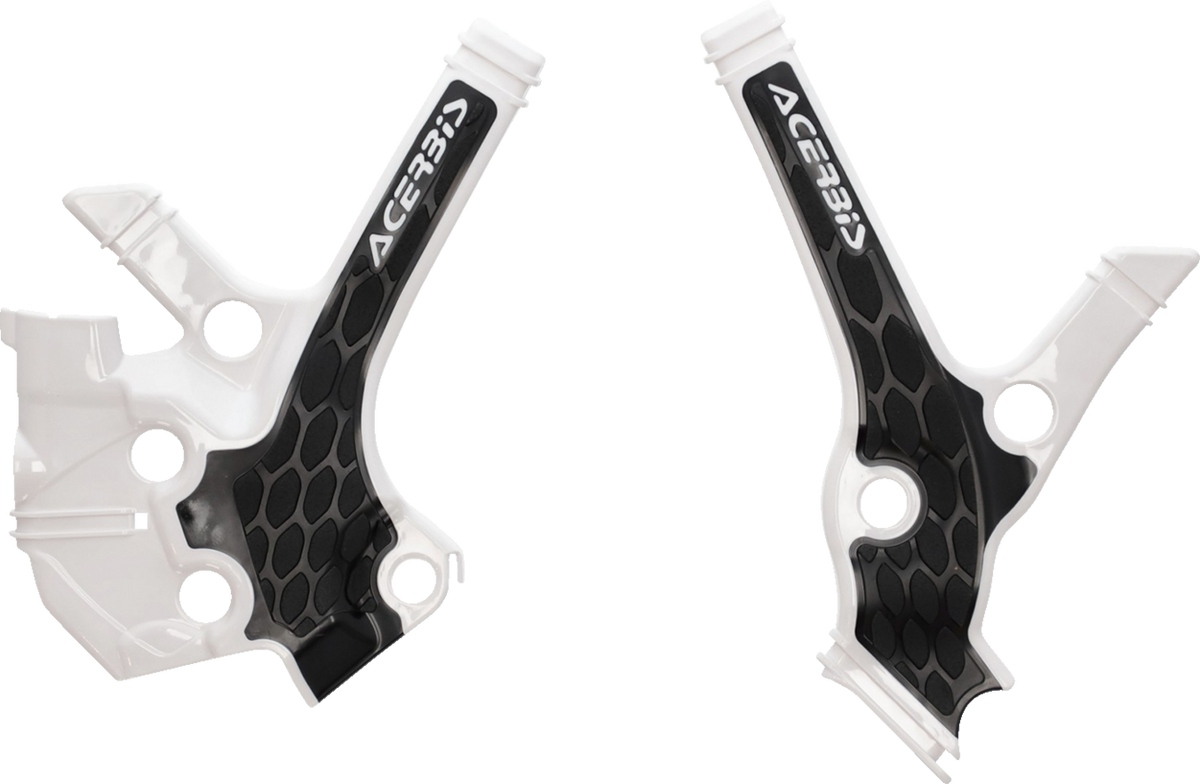ACERBIS X-Grip Frame Guards - White/Black / YZ 85 0505-2344