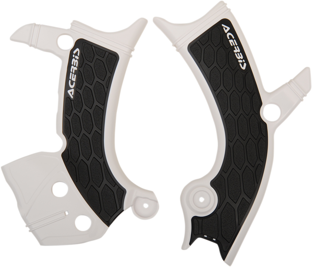 ACERBIS X-Grip Frame Guards - White/Black / Yamaha 0505-1656