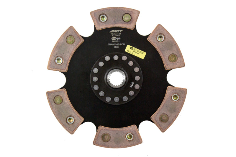 ACT 1980 Toyota Corolla 6 Pad Rigid Race Disc - 6224003