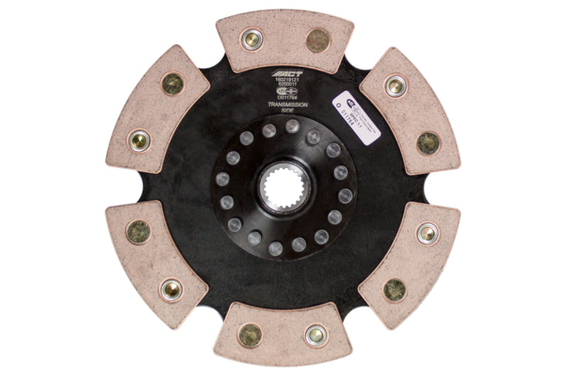 ACT 1988 Honda Civic 6 Pad Rigid Race Disc - 6200011