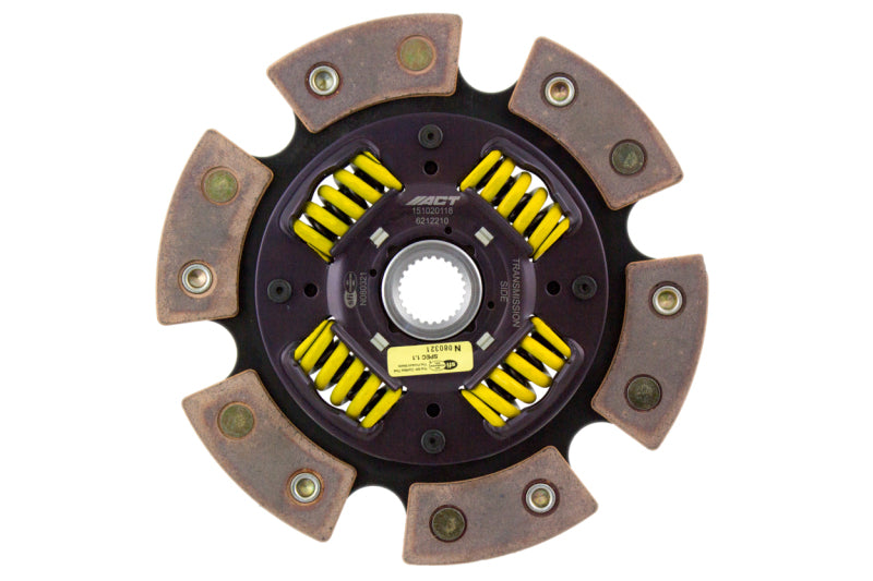 ACT 2000 Honda S2000 6 Pad Sprung Race Disc - 6212210