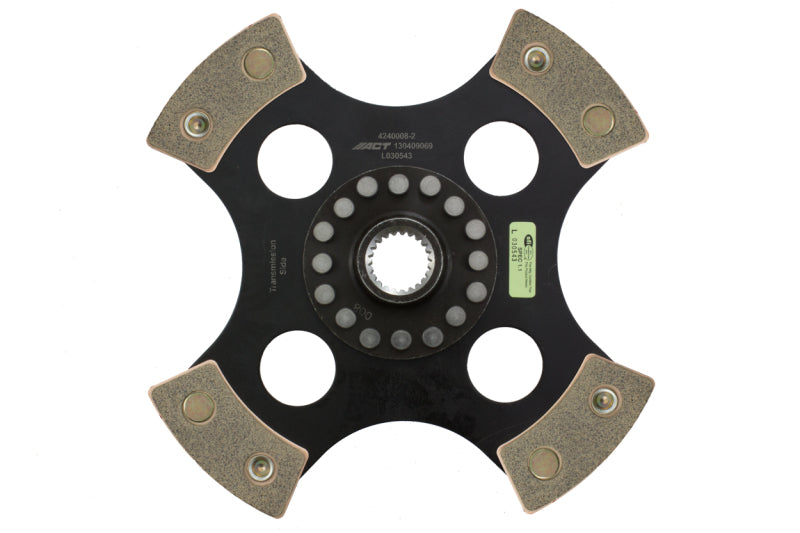 ACT 2008-2009 Dodge Caliber SRT-4 4 Pad Rigid Race Disc - 4240008-2