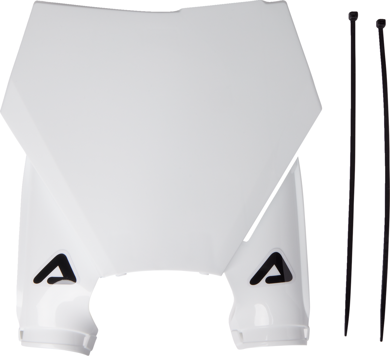 ACERBIS Raptor Number Plate - White 0520-4020